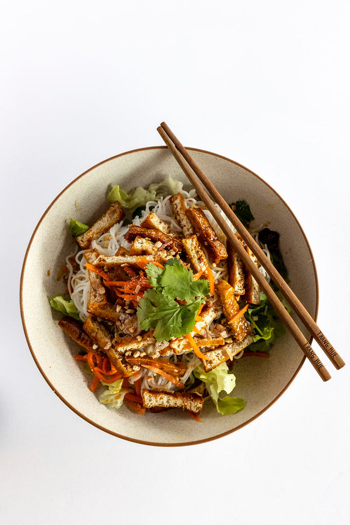 Caramelise Tofu  with Noodles