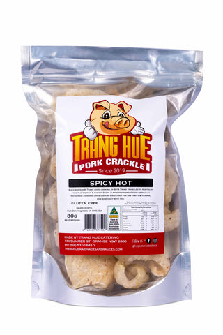 Pork Crackle - Spicy Hot - 80g - Trang Hue Marinades and Sauces