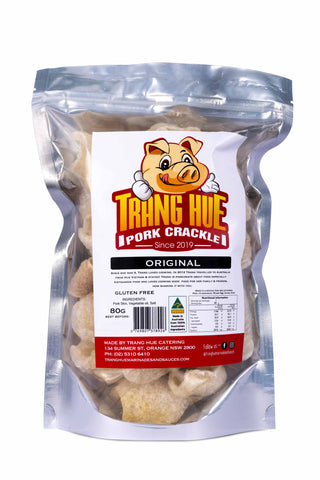 Pork Crackle - Original - 80g - Trang Hue Marinades and Sauces
